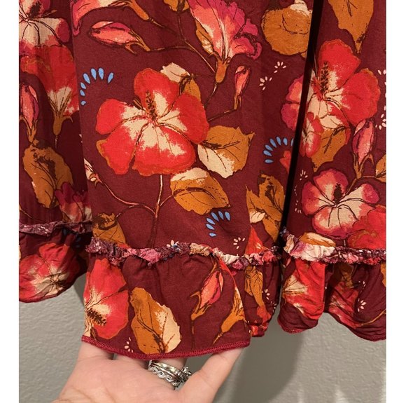 FREE PEOPLE Lattice Lovers Lace-Up Mini Dress - Picture 7 of 7